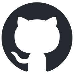 GitHub logo and link